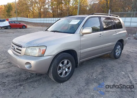 2006 Toyota Highlander V6 from USA, damaged, VIN JTEGP21AX60114296